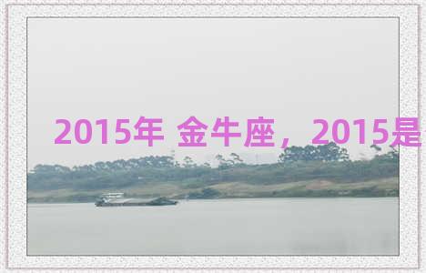 2015年 金牛座，2015是什么星座